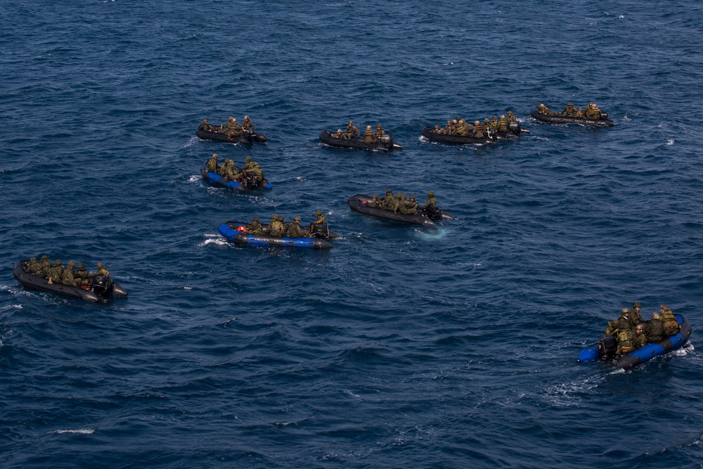 31st MEU Marines conduct bilateral small-boat raid with the Japan Amphibious Rapid Deployment Brigade