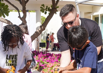 Deployed Airmen stay resilient by serving community