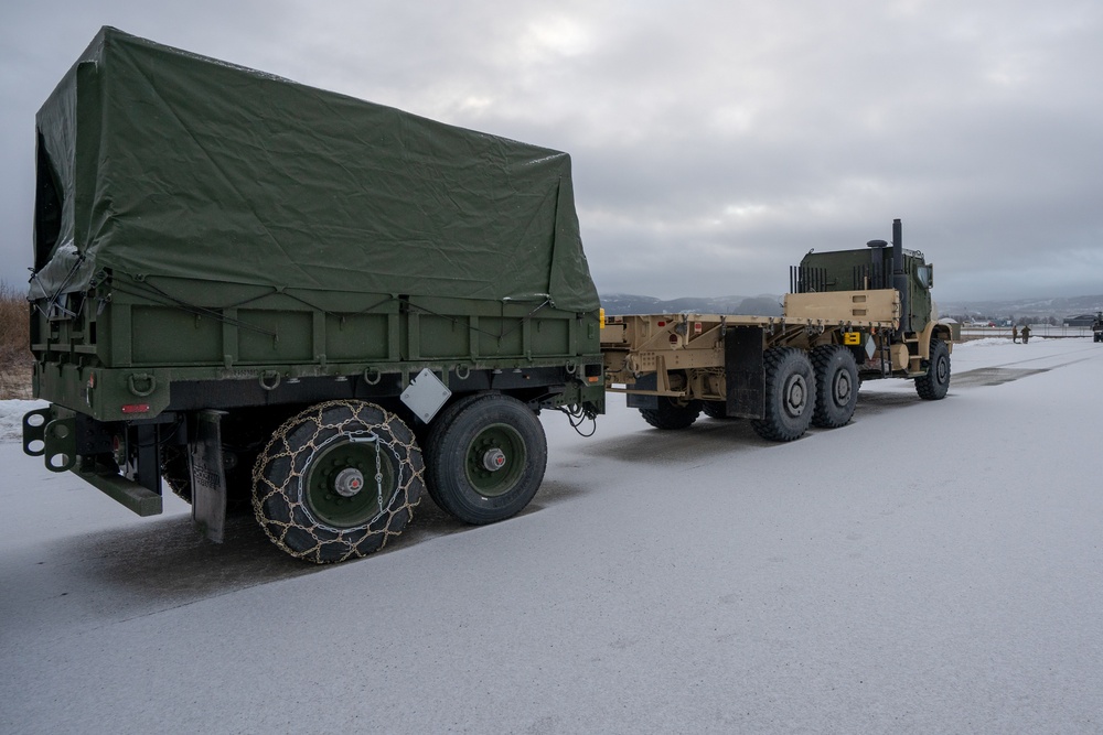 MCPP-N equipment staged in Vӕrnes