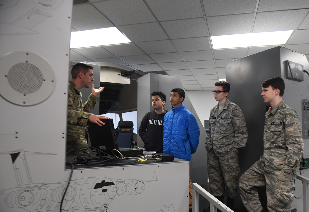 Joint Base Charleston gives tour to Civil Air Patrol