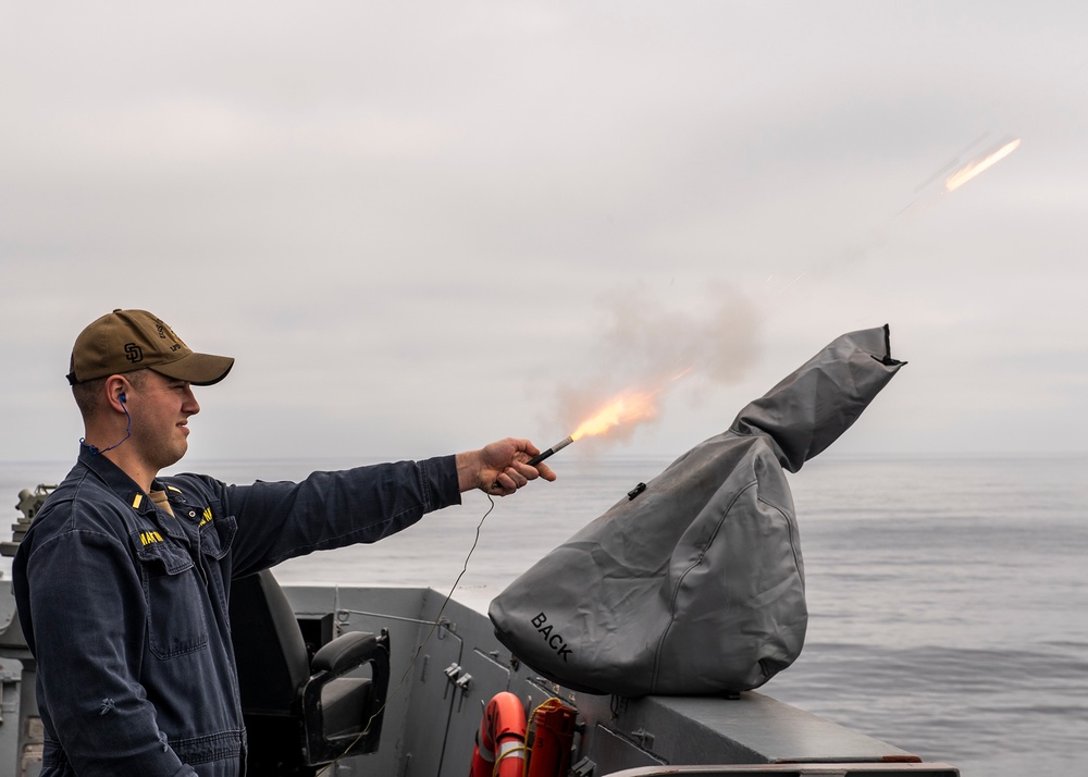 Flare and Laser Demonstration