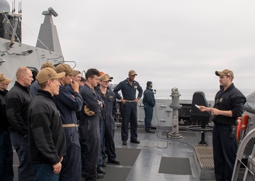 Flare and laser demonstration