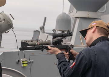 Flare and laser demonstration