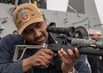 Flare and laser demonstration