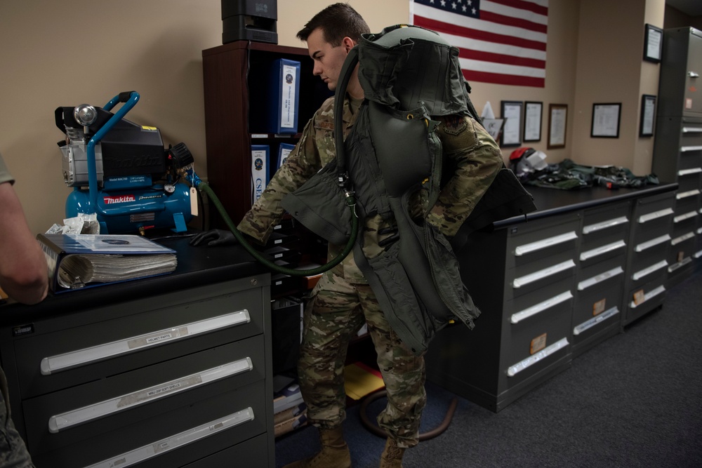 AFE Airmen inspect G-suits