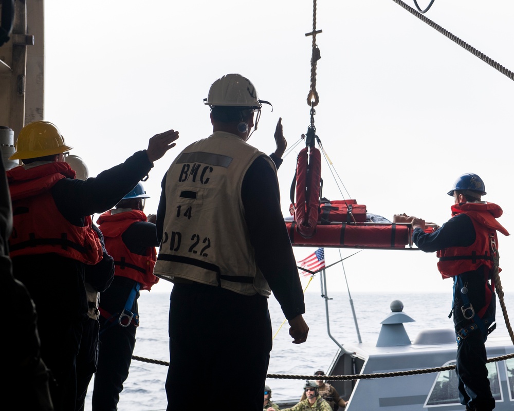 Injured Personnel Transfer - Boat-to-Ship