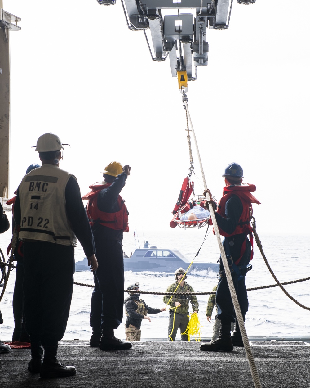 Injured Personnel Transfer - Boat-to-Ship