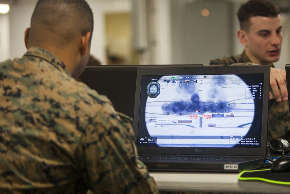 31st MEU Marines conduct a JFO test aboard the USS America