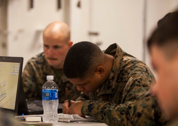 31st MEU Marines conduct a JFO test aboard the USS America