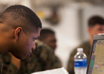 31st MEU Marines conduct a JFO test aboard the USS America
