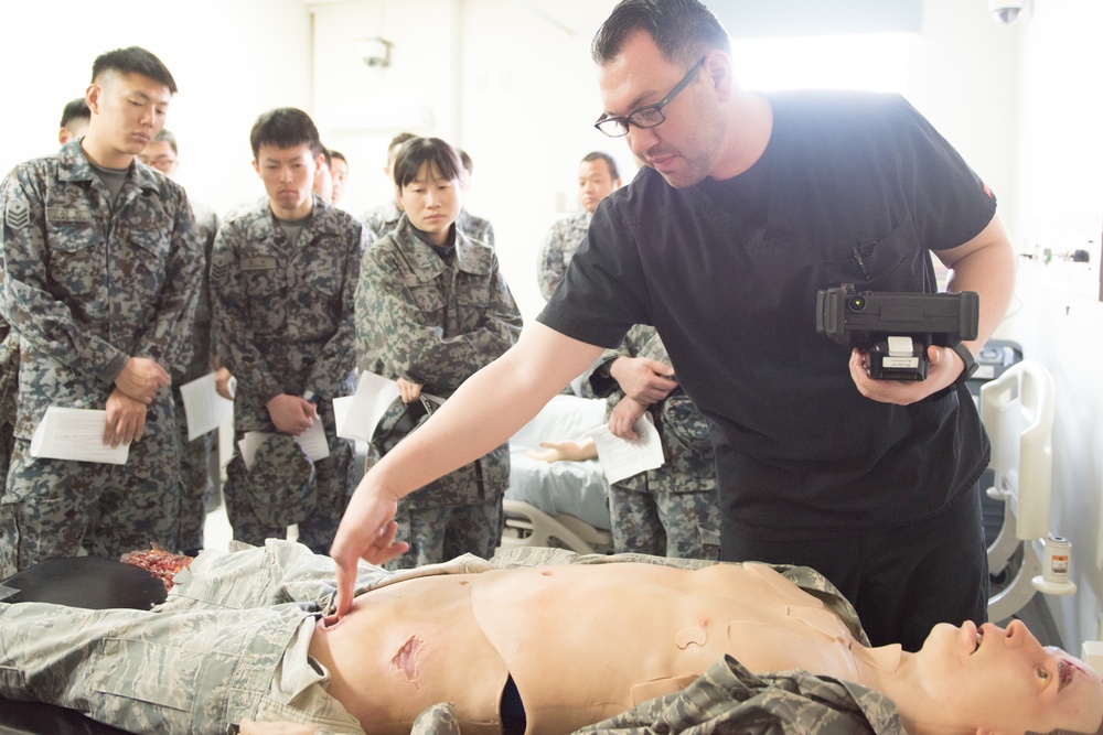 JASDF members from Iruma AB tour Yokota AB