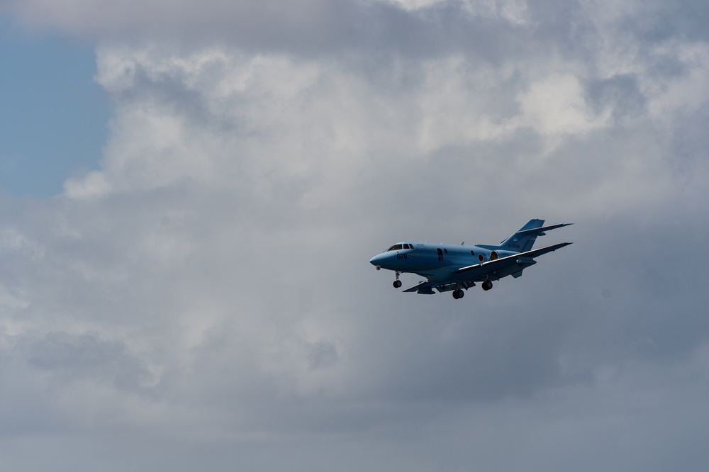 Koku Jieitai U-125 flies over Mariana Islands