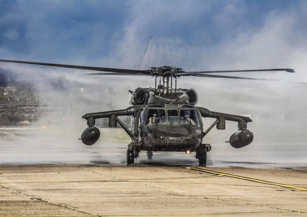 COL Keeter's Water Salute