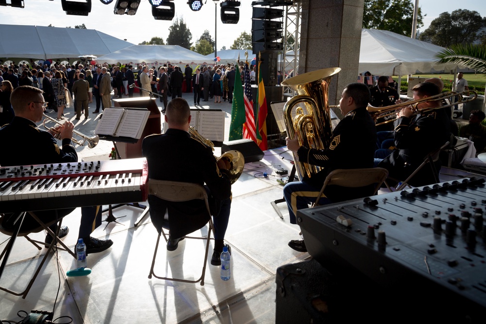 U.S. Army Europe (USAREUR) Band &amp; Chorus perform for the U.S. Embassy in Ethiopia