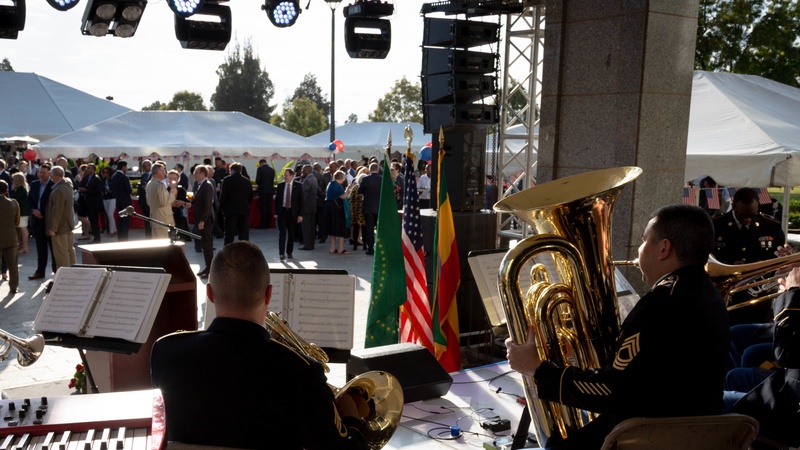 U.S. Army Europe (USAREUR) Band &amp; Chorus perform for the U.S. Embassy in Ethiopia
