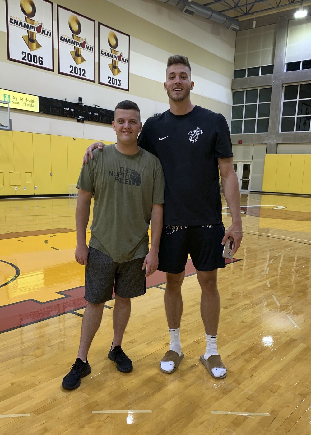NBA's Meyers Leonard helps Connecticut Airman develop fitness lifestyle