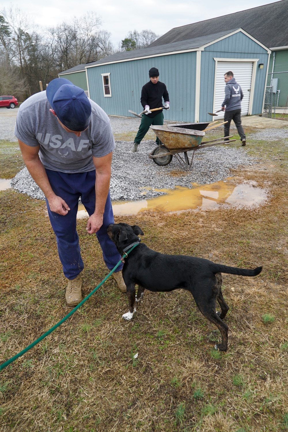 Airmen Volunteer at Local Animal Center