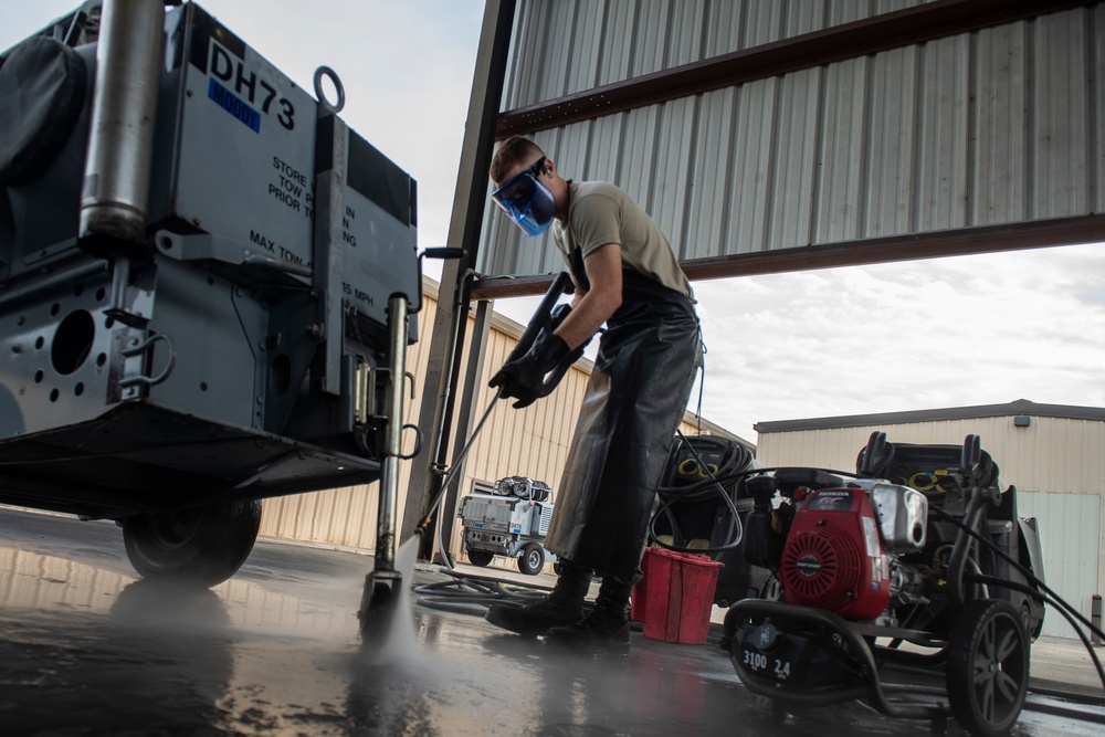 AGE maintains ground equipment