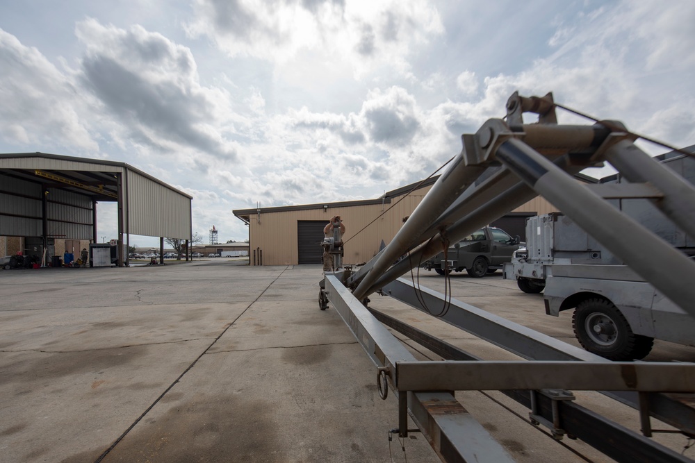AGE maintains ground equipment