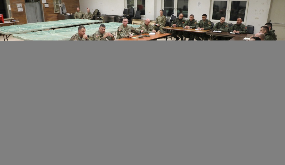U.S. Army and multinational leaders prepare for KFOR 27 exercise