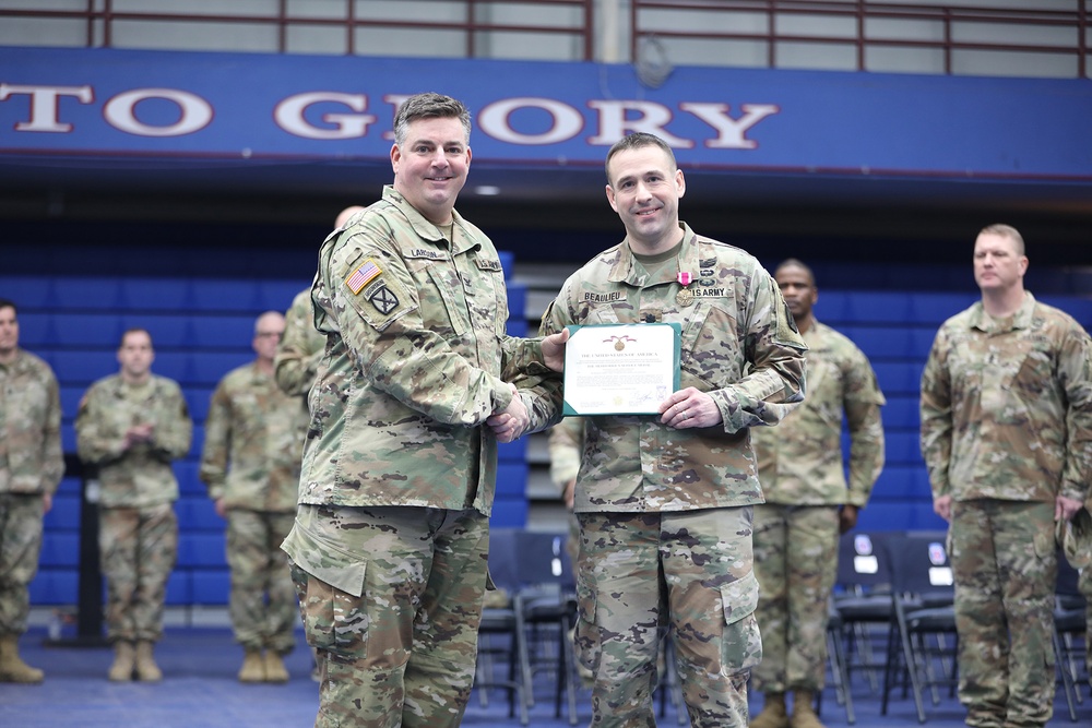 41st Engineer Battalion Change of Command ceremony