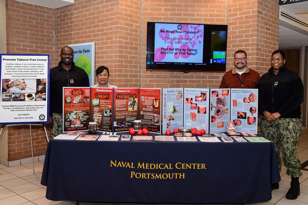 NMCP Hosts Great American Spit Out Health Fair