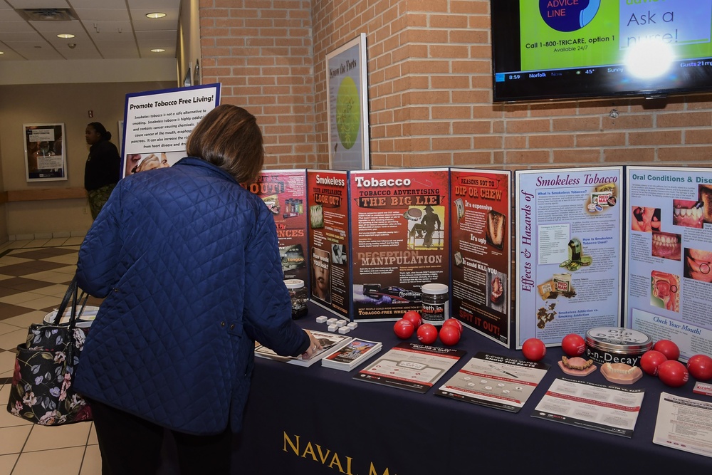 NMCP Hosts Great American Spit Out Health Fair