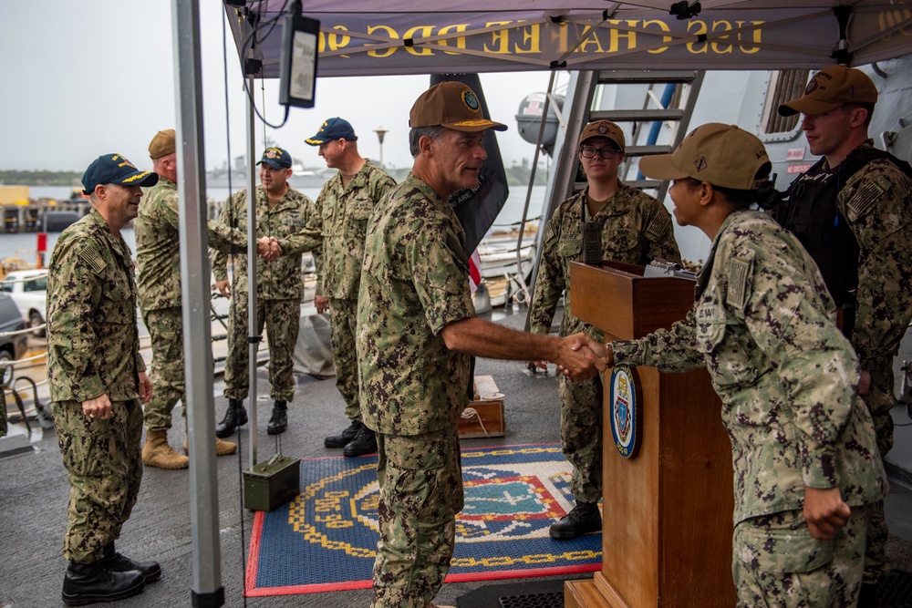 DVIDS - Images - PACFLT Commander visits USS Chafee [Image 1 of 4]