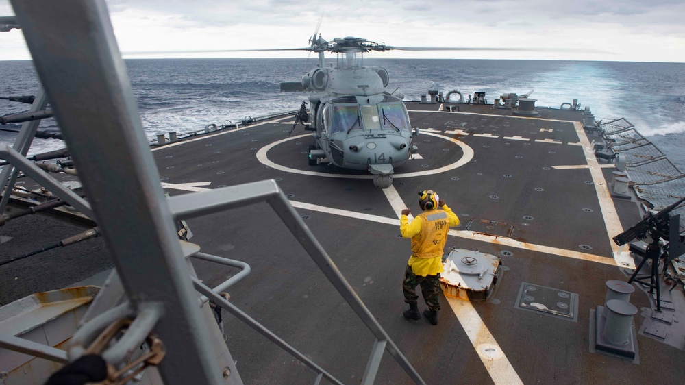 Stout Conducts Operations in the Atlantic