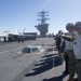 Lt. Gen. and Capt. Observe Flight Operations