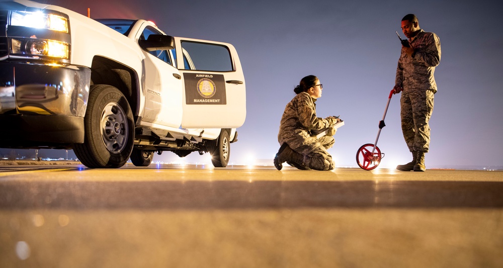 Night shift Airmen ensure base safety 24/7