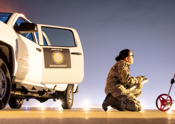Night shift Airmen ensure base safety 24/7