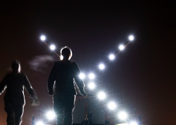 Night shift Airmen ensure base safety 24/7