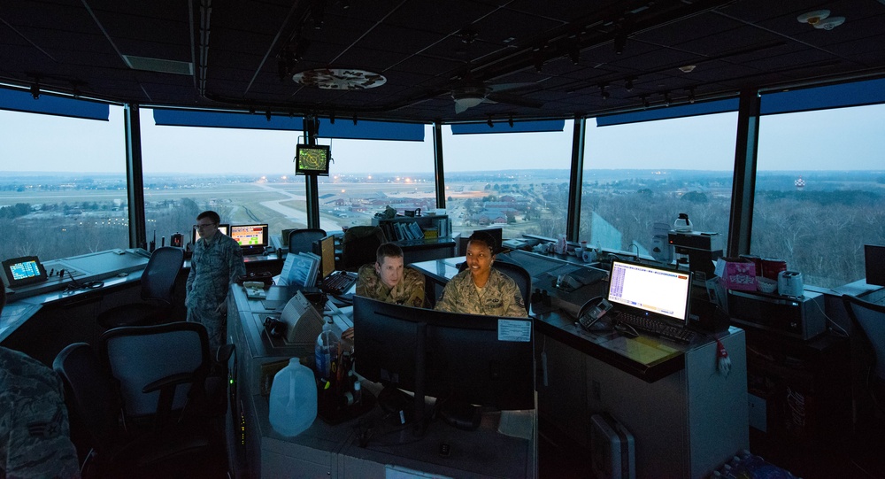 Night shift Airmen ensure base safety 24/7