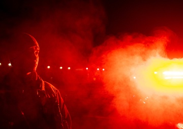 Night shift Airmen ensure base safety 24/7