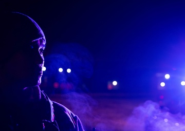 Night shift Airmen ensure base safety 24/7