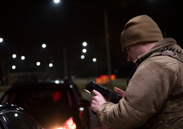Night shift Airmen ensure base safety 24/7