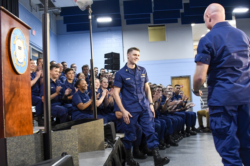 Petty Officer 1st Class Nathan Newberg Meritorious Advancement
