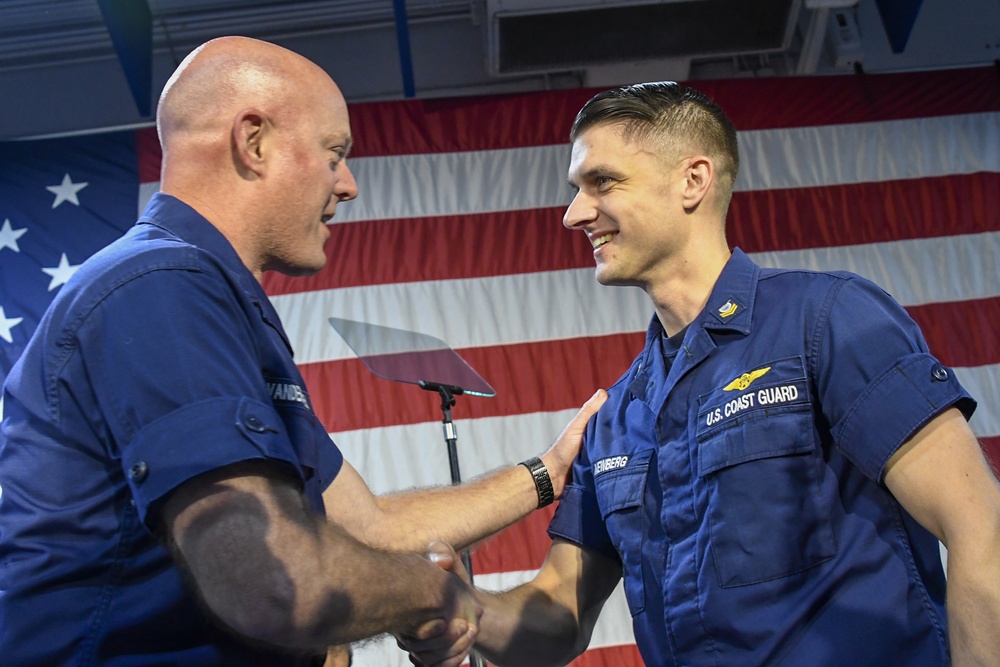 Petty Officer 1st Class Nathan Newberg Meritorious Advancement