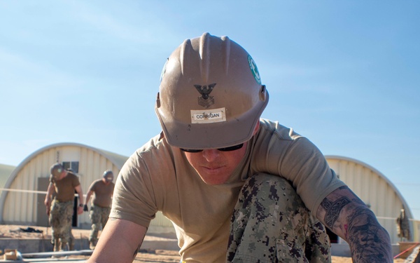 Seabees Construct K-Spans, Support Marine Corps Training