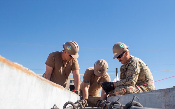 Seabees Construct K-Spans, Support Marine Corps Training