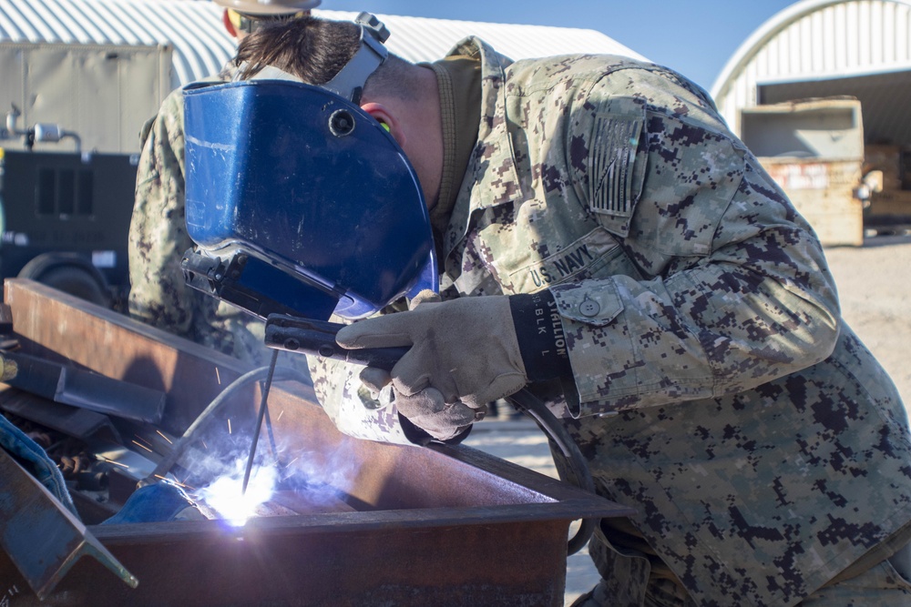 Seabees Construct K-Spans, Support Marine Corps Training