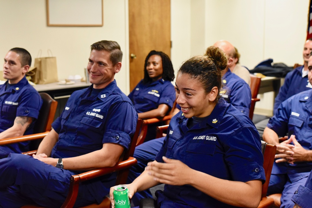 Petty Officer 1st Class Emily Ford Meritorious Advancement