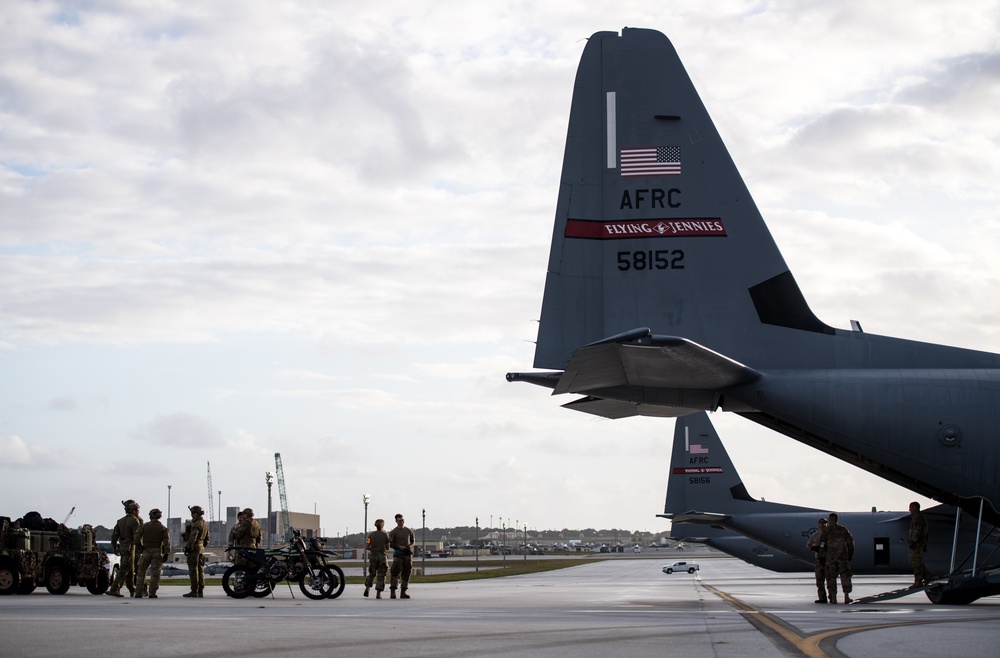 Joint Coalition Forces Conduct Airdrop over Tinian during Cope North 20