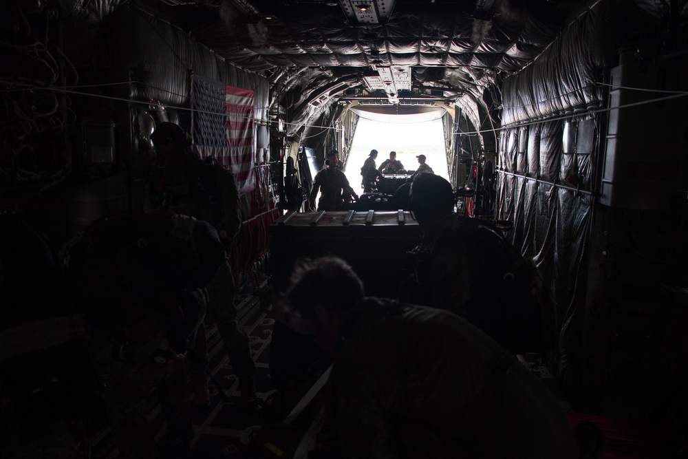 Joint Coalition Forces Conduct Airdrop over Tinian during Cope North 20