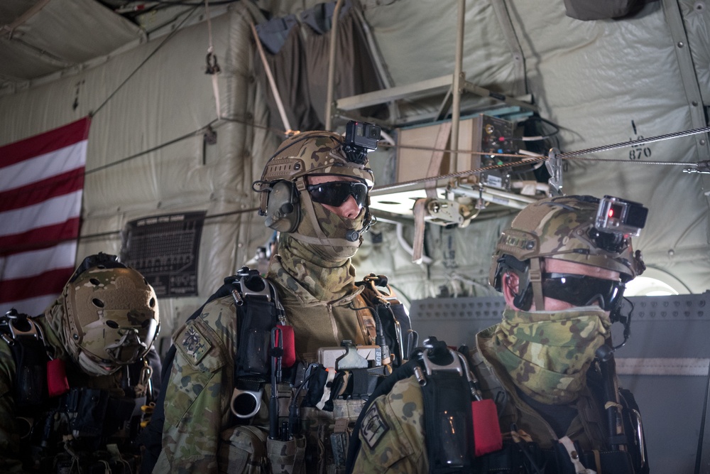 Joint Coalition Forces Conduct Airdrop over Tinian during Cope North 20