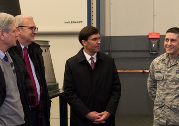 Secretary of Defense, Mark T. Esper visits Team Minot