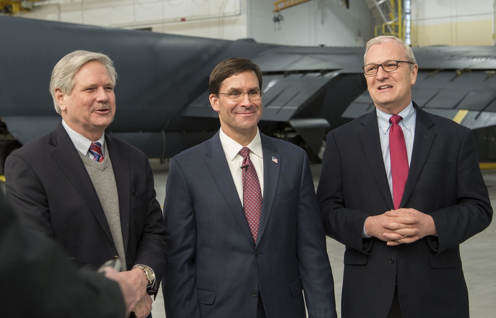 Secretary of Defense, Mark T. Esper visits Team Minot