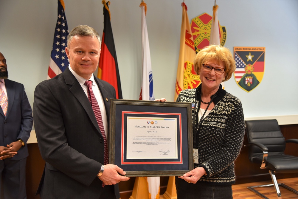 USAG RP Army Professional receives prestigious headquarters achievement award