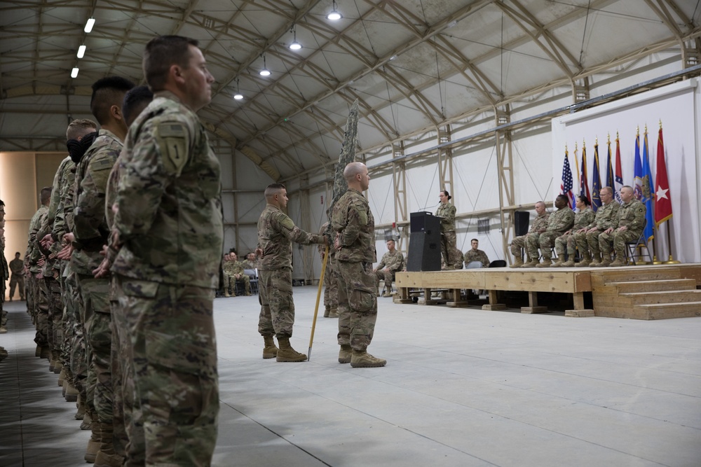 Transfer of Authority Ceremony for 834th Aviation Support Battalion